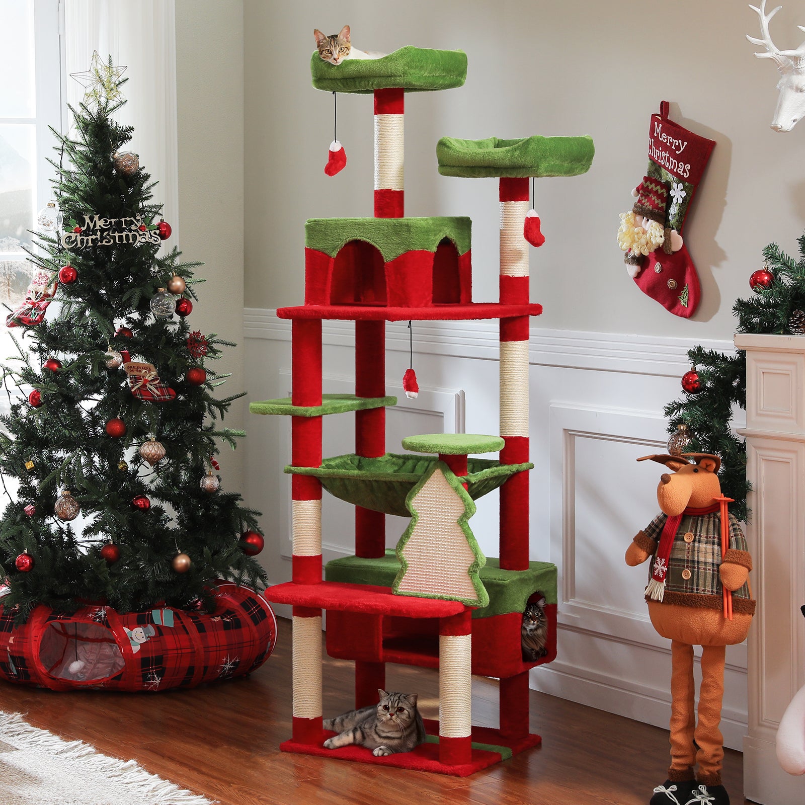 Arbre à Chat de Noël