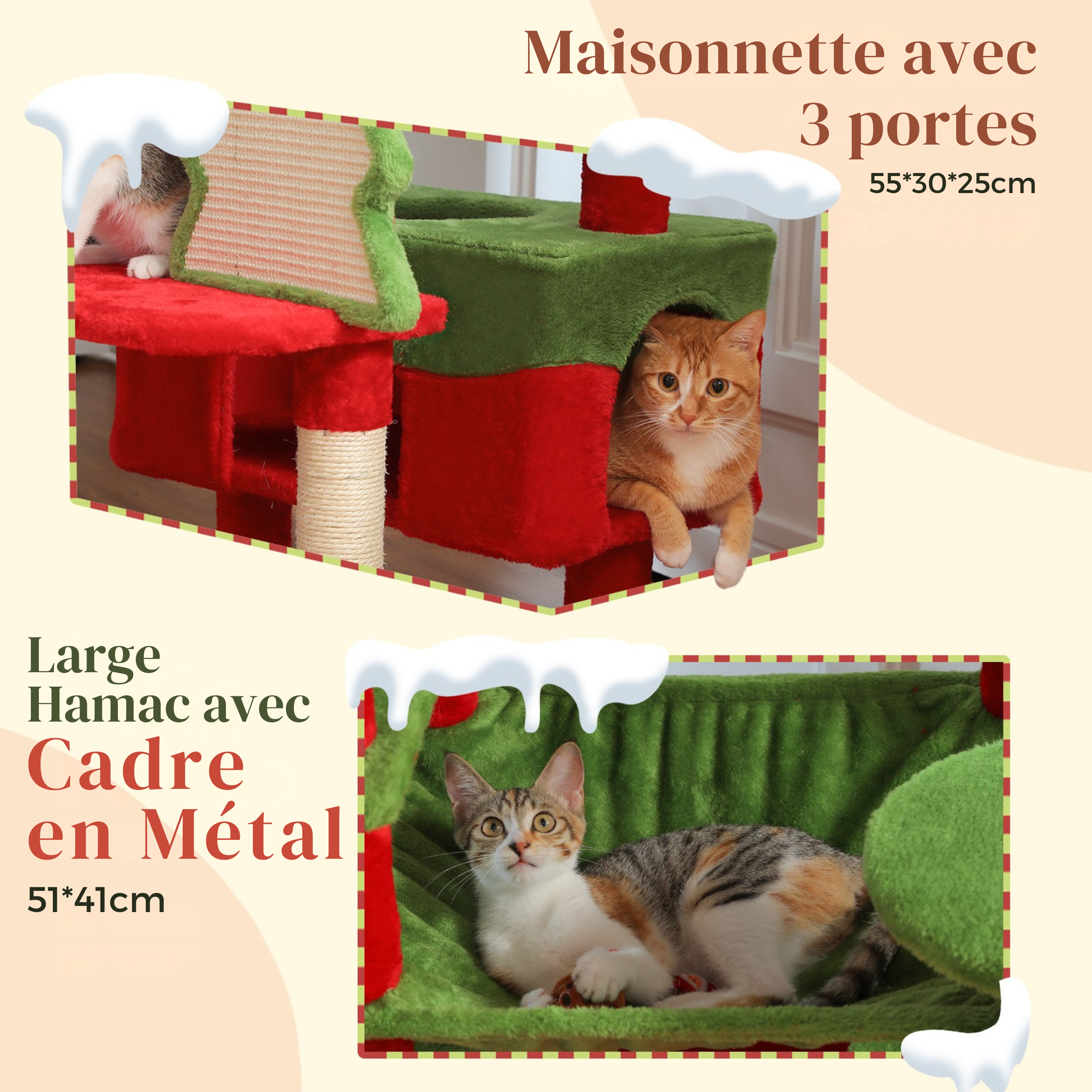 Arbre à Chat de Noël