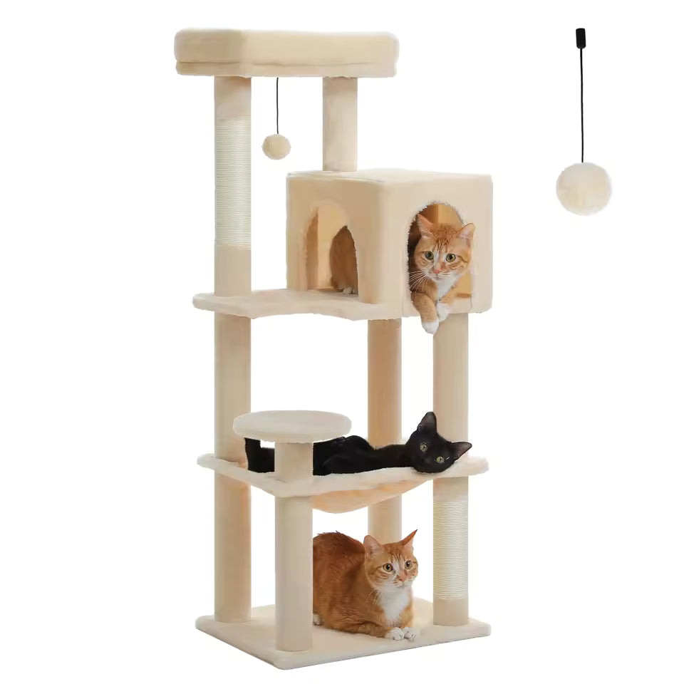 Arbre à Chat Cabane Multiniveaux