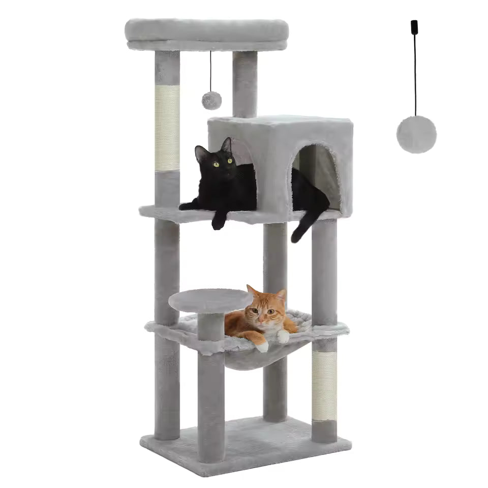 Arbre à Chat Cabane Multiniveaux