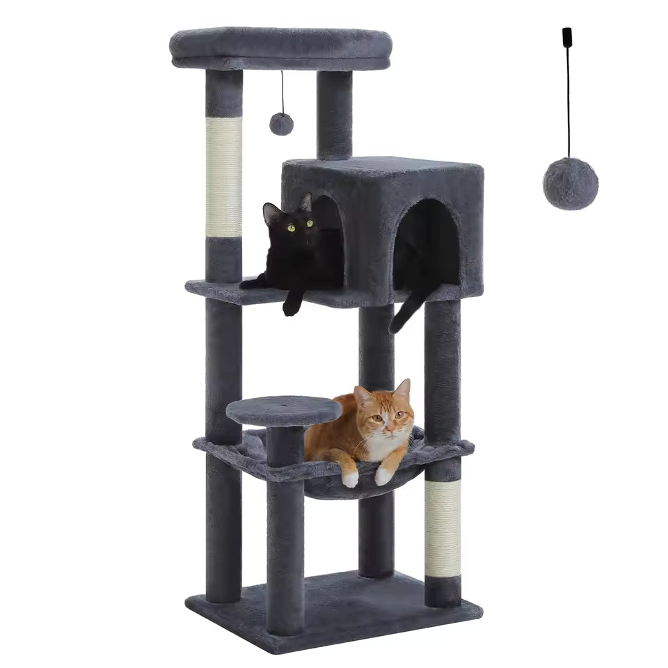 Arbre à Chat Cabane Multiniveaux