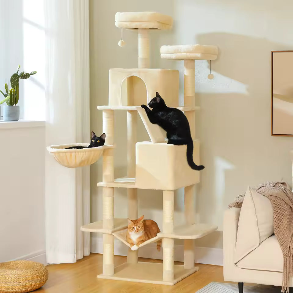 Arbre à Chat Hamac Multiniveaux