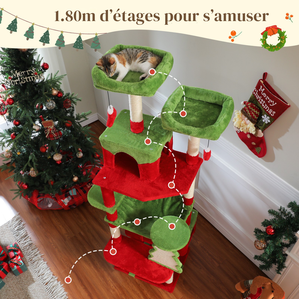 Arbre à Chat de Noël