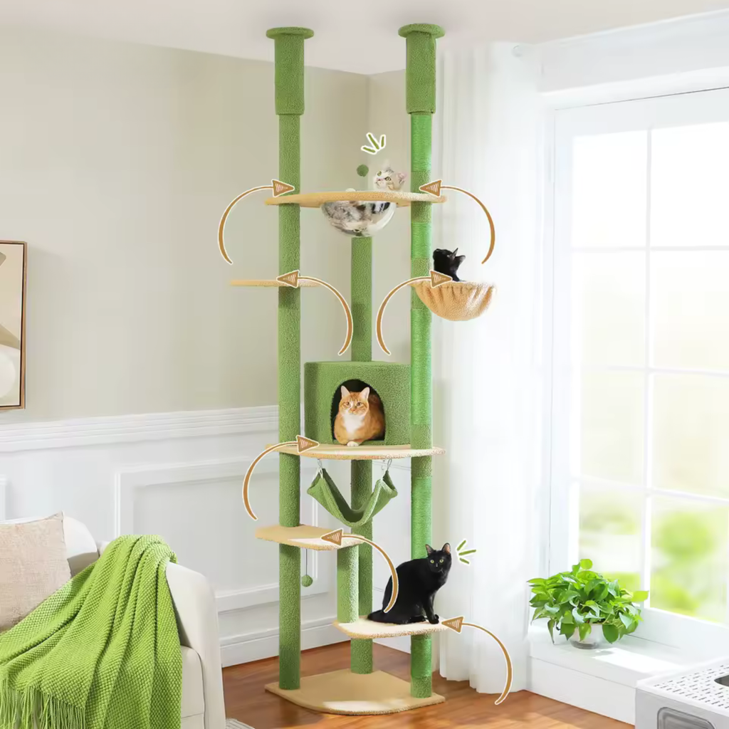 Arbre à Chat Familial Sol au Plafond