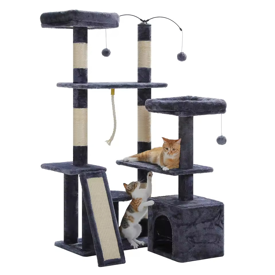 Arbre à Chat avec Jouets intégrés