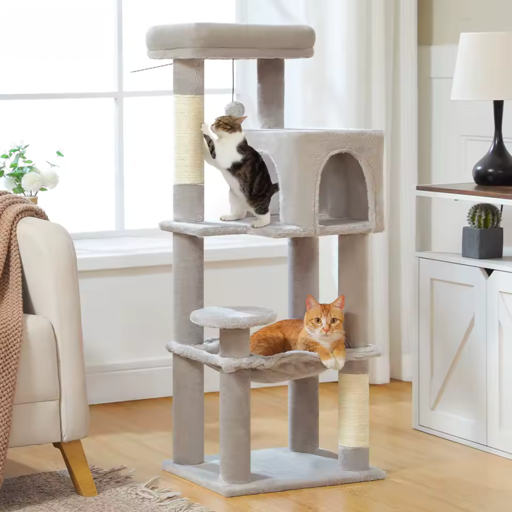 Arbre à Chat Cabane Multiniveaux