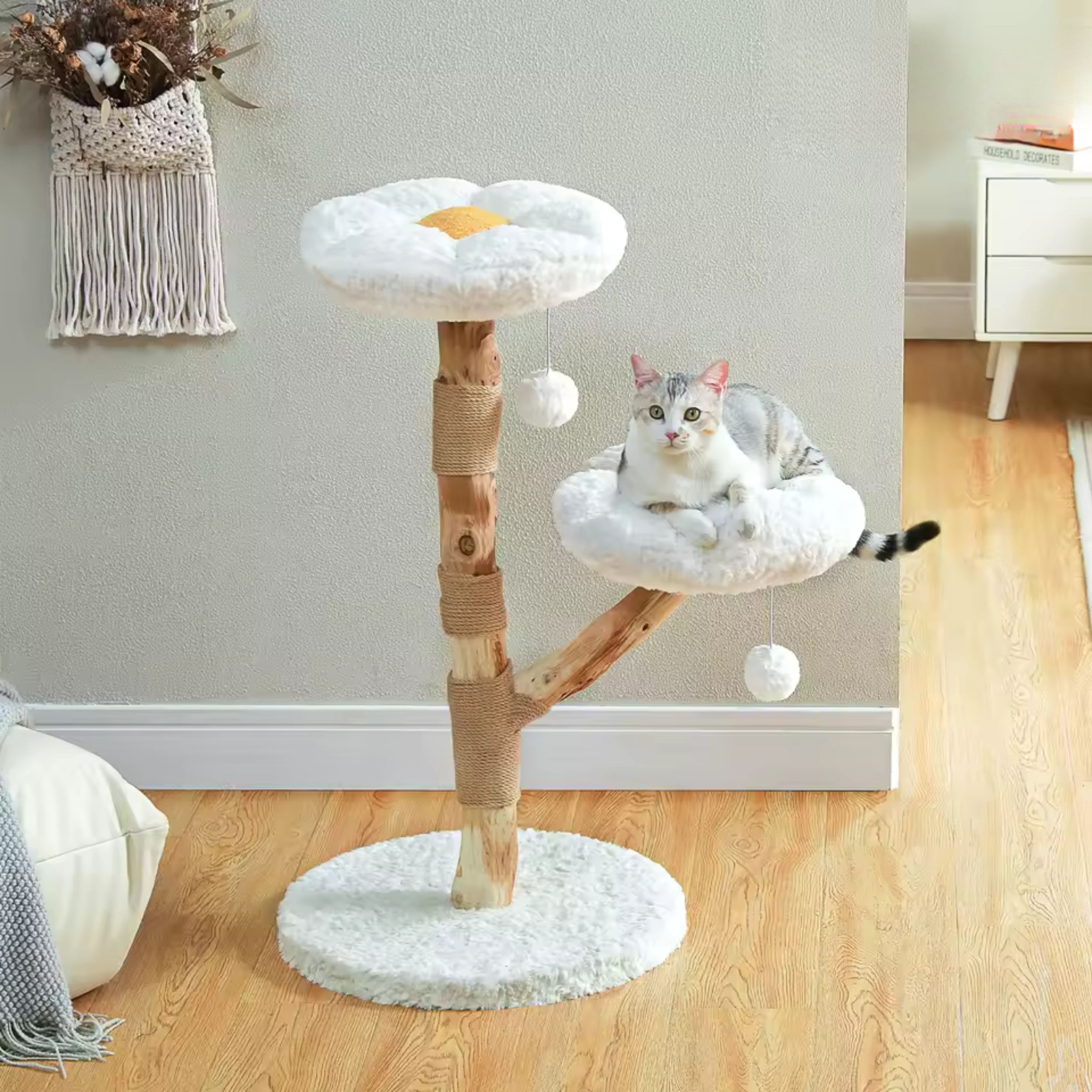 Arbre à Chat Fleur et Bois